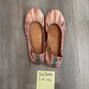 Tieks Metallic Rose Gold Flats